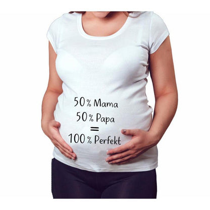 Women T-Shirts Slim Maternity Funny Letter Tops O-Neck Pregnancy Women