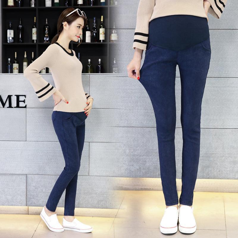 Leggings pour femmes enceintes Chaussures extensibles extérieures Pantalons pour femmes Pantalons pour femmes enceintes Jeans Pantalons crayon